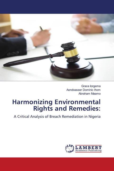 Actual product image Harmonizing Environmental Rights and Remedies: (German, Abraham Maamo, Aondoaseer Dominic Ihom, Grace Iorgema, 2024)