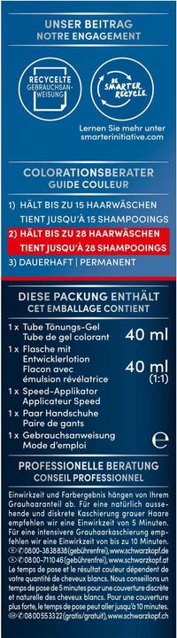 Produktbild Schwarzkopf Men Perfect Anti-Grau Tönungs-Gel (80 Natur Schwarzbraun)