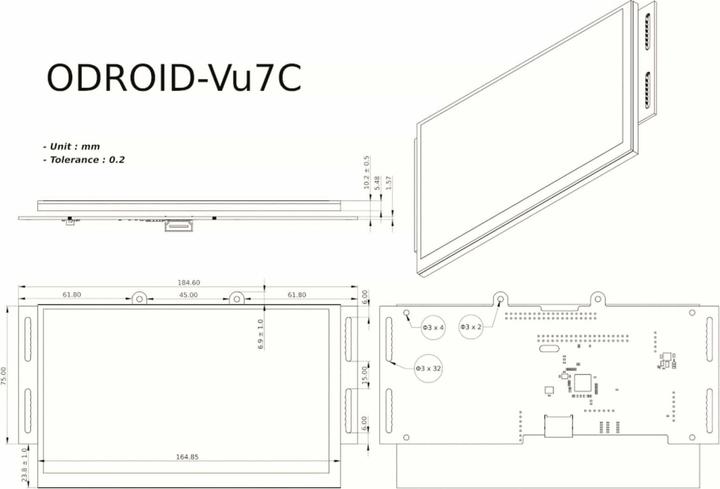 Nährwerte und Zutaten Odroid VU7C