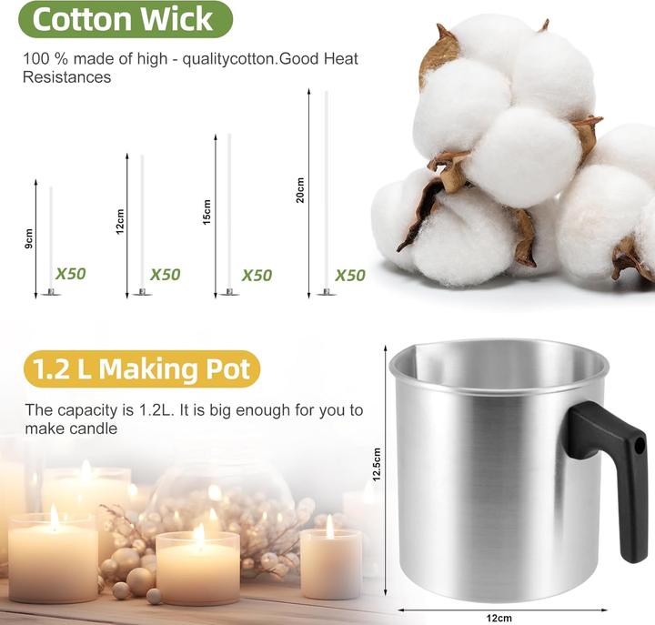 Actual product image Samiso Candle making kit