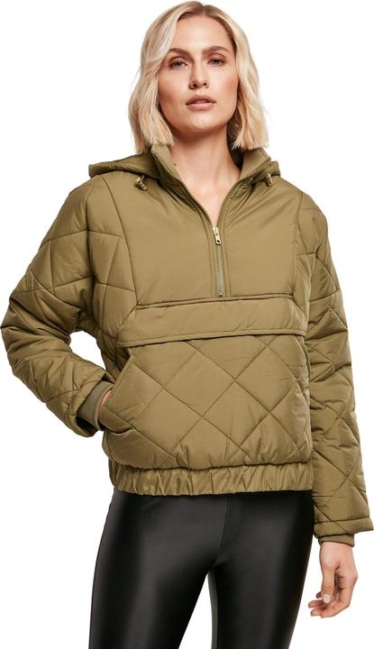 Actual product image Urban Classics Ladies Oversized Diamond Quilted Pull Over Jacket (4XL)