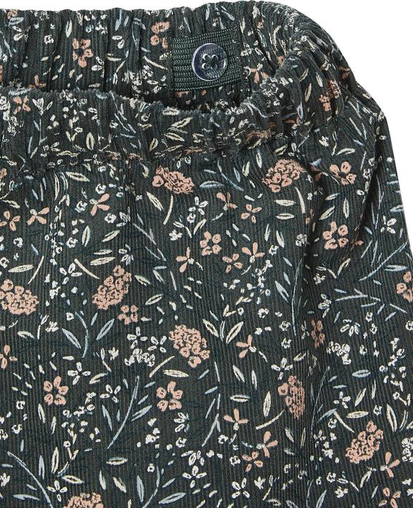 Actual product image Vertbaudet Girls' corduroy skirt with flounces & flowers (92)