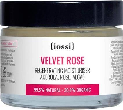 Immagine prodotto Iossi Velvet Rose Crema Viso Rigenerante Idratante all'Acerola. Rosa. Alghe 50Ml (50 ml, Crema 24h)