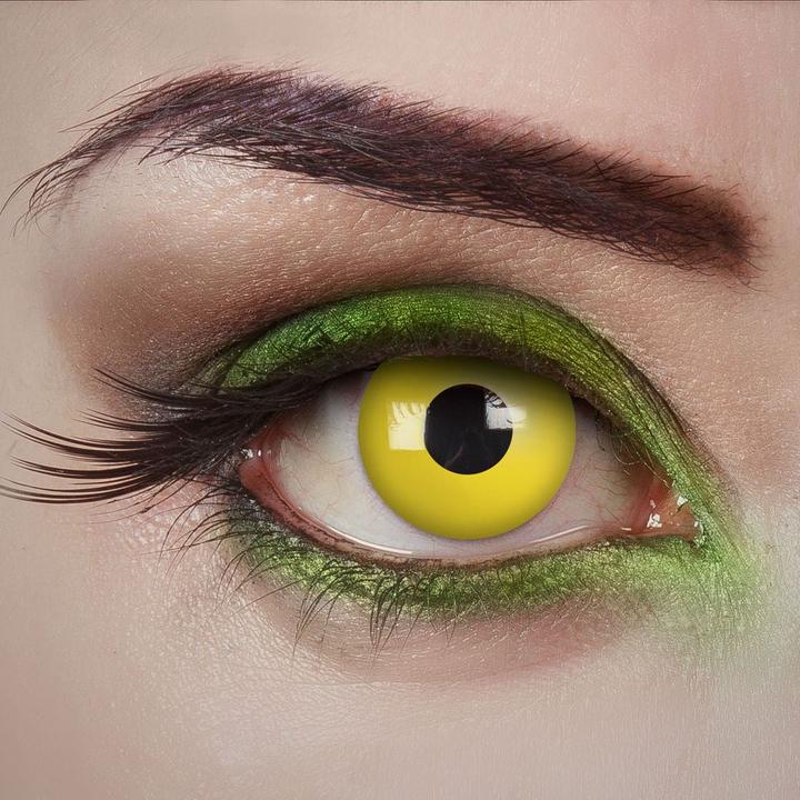 Aricona Kontaktlinsen Yellow fear (Bunt)