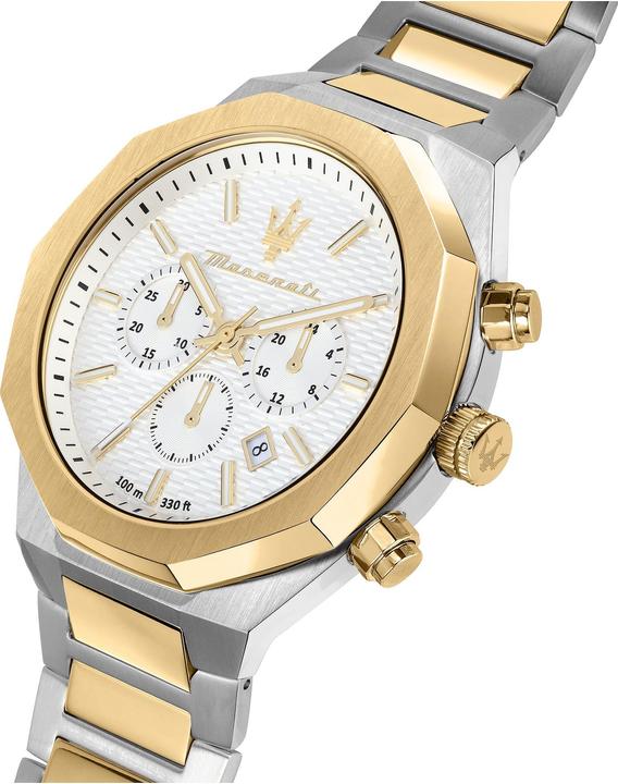 Produktbild Maserati R8873642009 Stile Chronograph Herrenuhr 45mm 10ATM (Chronograph, 45 mm)