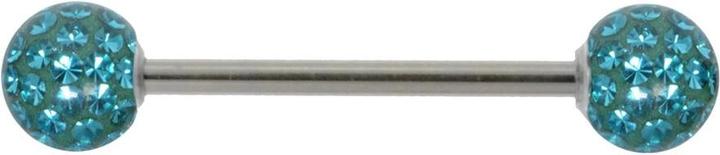Produktbild Bijouteria Zungenpiercing (Chirurgenstahl 316L, Epoxiharz, Kristall)