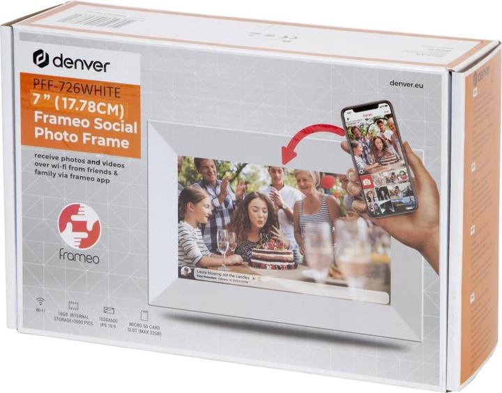 Actual product image Denver Frameo PFF-726 (7", 1024 x 600 pixels)