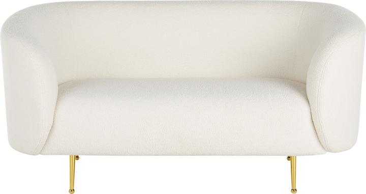 Produktbild Beliani Sofa Set Bouclé weiss 6-Sitzer LOEN (2-Sitzer, 3-Sitzer)
