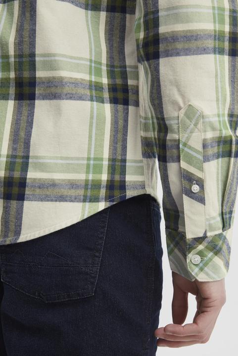 Actual product image Blend Long sleeve plaid shirt with pocket (M)