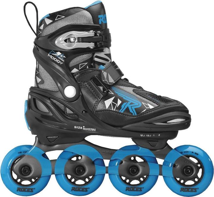 Actual product image Roces Roller skates Moody Boy Tif 400855 01, black-blue - 30-35 (30, 31, 32, 33, 34, 35)