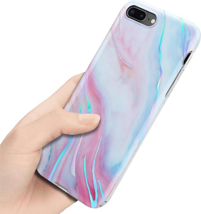 Produktbild Cadorabo IMD TPU Bunter Marmor Cover (Apple iPhone 8 Plus, Apple iPhone 7 Plus, Apple iPhone 7s Plus)