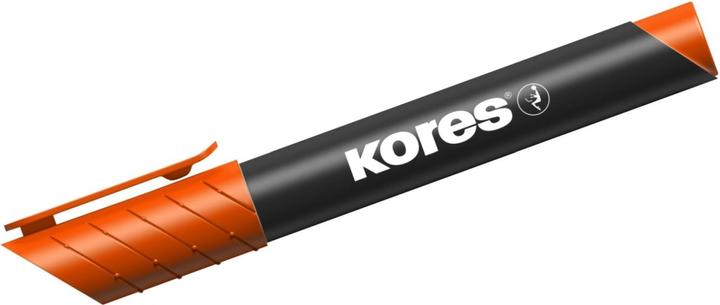 Image du produit Kores Marqueur permanent "K MARKER", pointe biseautée, orange (Orange, 5 mm, 12 x)