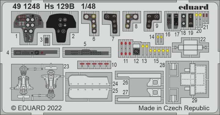 Immagine prodotto Eduard Hs 129B per HOBBY 2000/HASEGAWA