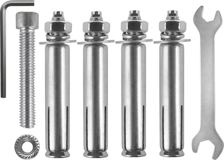 Actual product image Maclean Fahrrad-Wandhalterung horizontal Stahl max. Belastung 30kg MC-484