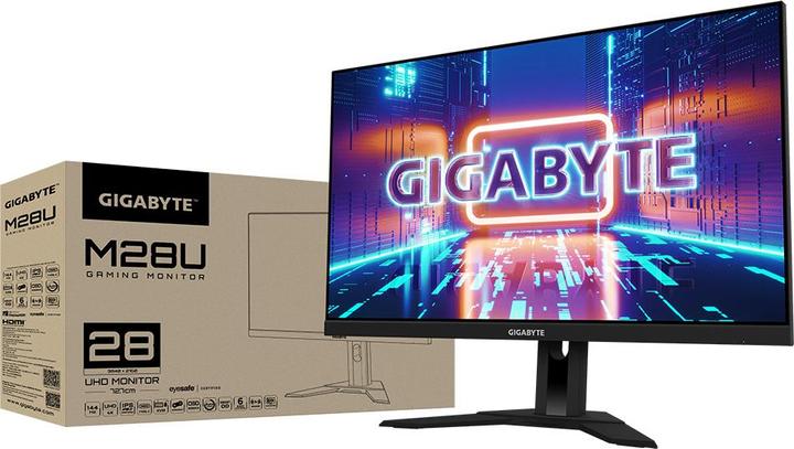 Actual product image Gigabyte M28U (3840 x 2160 Pixels, 28")