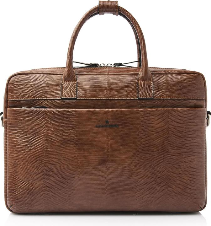 Actual product image Castelijn & Beerens & Beerens - Donna Ilse laptop bag 15.6 RFID | cognac -