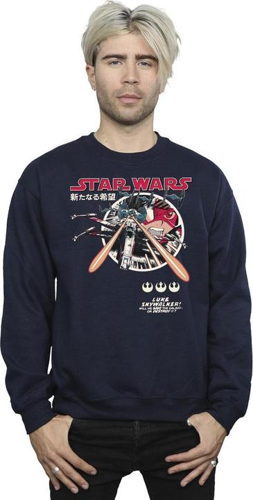 Immagine prodotto Star Wars Classic Luke Manga Felpa Uomo (XXL)