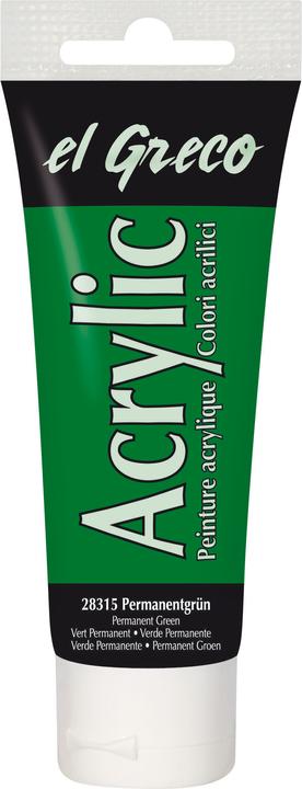 Image du produit Kreul el Greco Acrylic 75ml (Vert permanent, 75 ml)