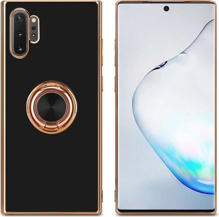 Immagine prodotto Cadorabo Custodia per Samsung Galaxy NOTE 10 PLUS in TPU con protezione per la fotocamera e anello Stile (Samsung Galaxy Note 10 Plus)
