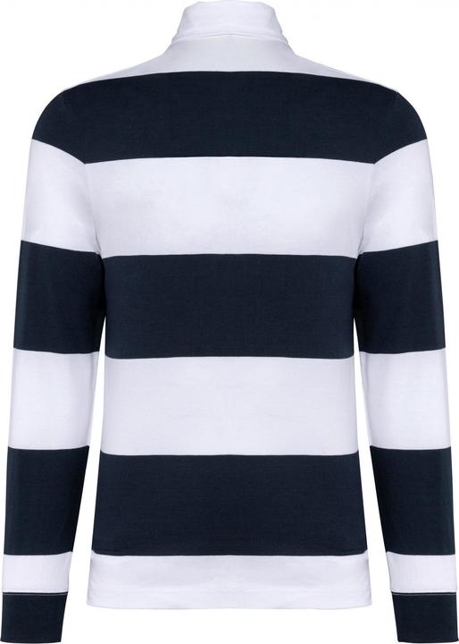 Navy, White Stripes
