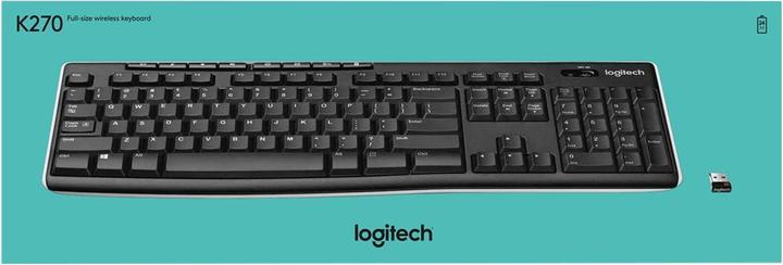 Image du produit Logitech NL K270 Clavier sans fil, disposition américaine (ING. Int., Sans fil)