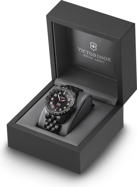 Image du produit Victorinox Airboss Mecha 42, BLK PVD, BLK dial, BLK SST br (Montre pilote, 42 mm)
