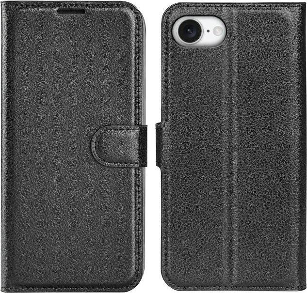 Actual product image MU Classic Litchi Leder Bookcover Series (Apple iPhone 16e)