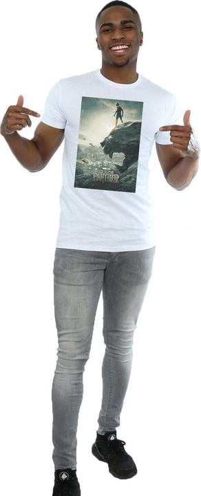 Actual product image Mens Black Panther Poster T-Shirt (XL)