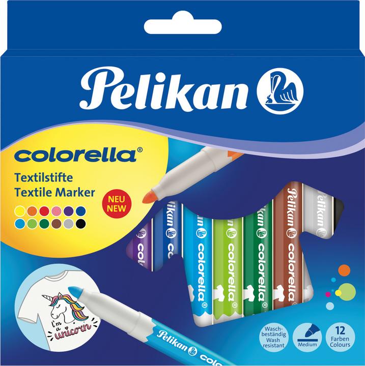 Actual product image Pelikan textile pencil Colorella (Multicoloured, 4 mm, 12 x)