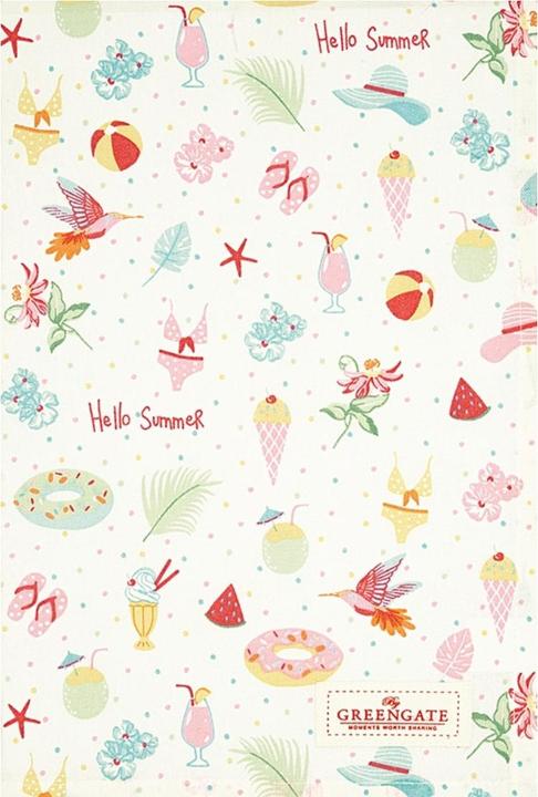 Actual product image Greengate Lula tablecloth white 150 x 150 cm (150 x 150 cm)