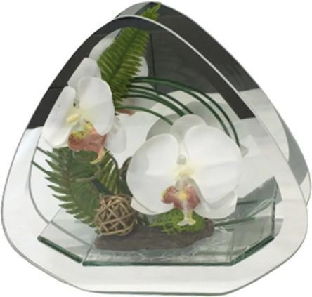 Produktbild Bekos Orchideen-Gesteck im stilvollen Glas