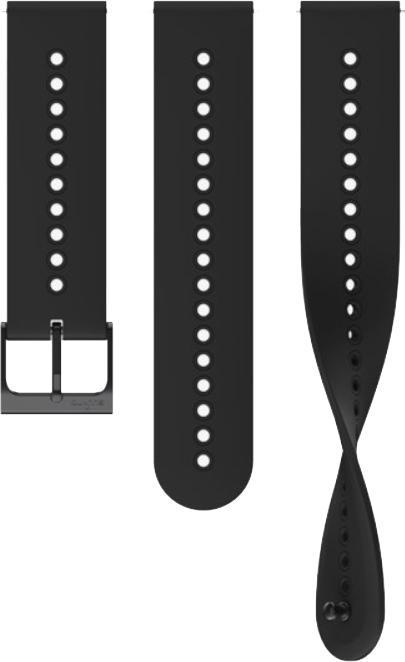 Suunto 22 Urb4 Silicone Strap All Black S+M (22 mm, Silikon, Suunto 9 Peak, Suunto 5 PEAK, Suunto 9 Peak Pro)