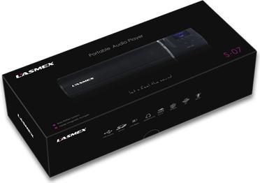 Actual product image Lasmex S-07 Portable Speaker Mono Portable Speaker (8 h, Rechargeable battery operated)