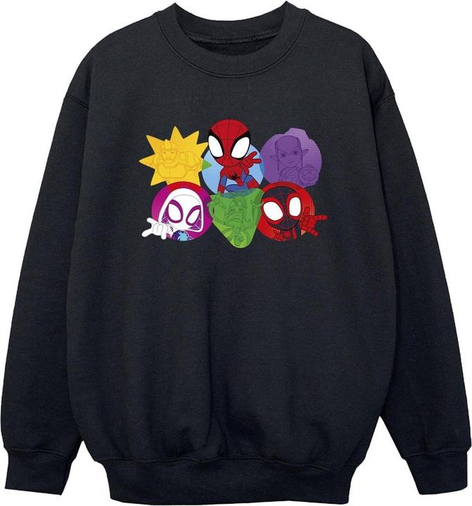 Spidey And His Amazing Friends Faces Sweatshirt Jungen