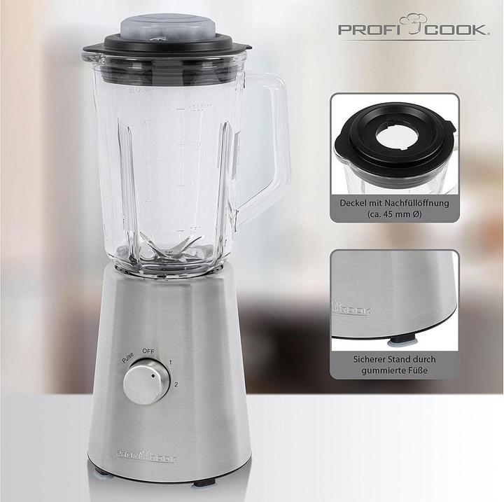 Productafbeelding Proficook Universele blender roestvrijstalen behuizing (500 W)