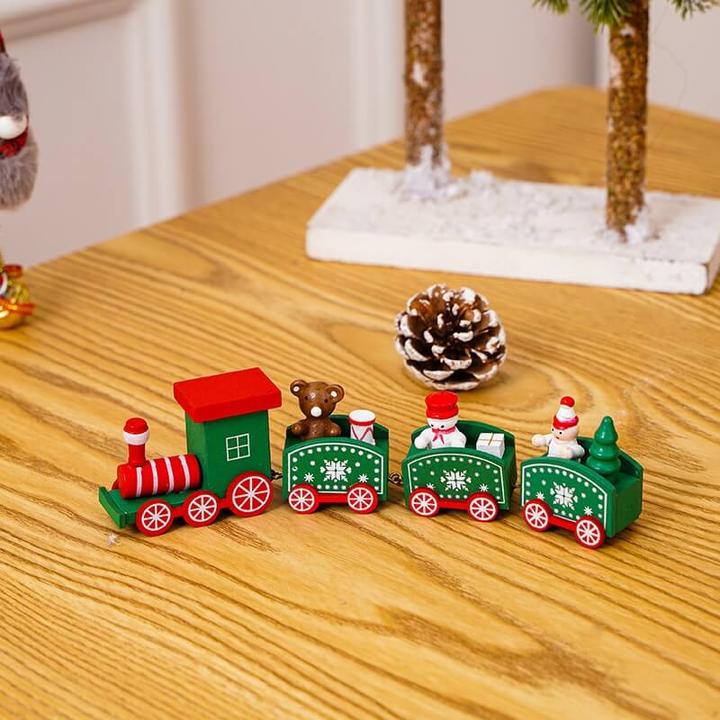 Cover-Discount Christmas Train Weihnachtsdeko grün