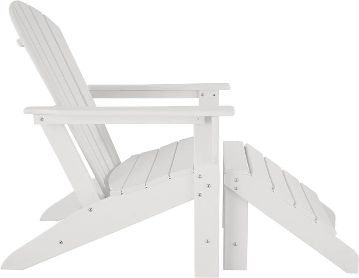 Produktbild tectake Gartenstuhl Joan mit Fussablage