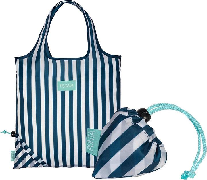 Immagine prodotto Punta Shopper pieghevole a righe12l