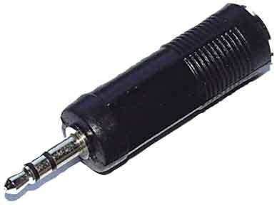 E+P GS 32 3.5mm Stereo (M) 6.35 Stereo (F) Schwarz Kabelschnittstellen-/adapter