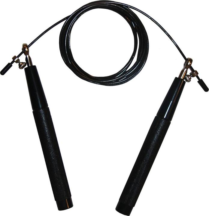 Fitness First Pro corde à sauter réglable en acier noir (304 cm)