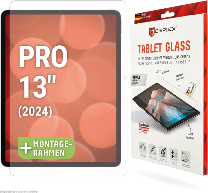 Displex Tablet Glass, Tablet Schutzglas (1 Piece, iPad Pro 13 2024 (M4))