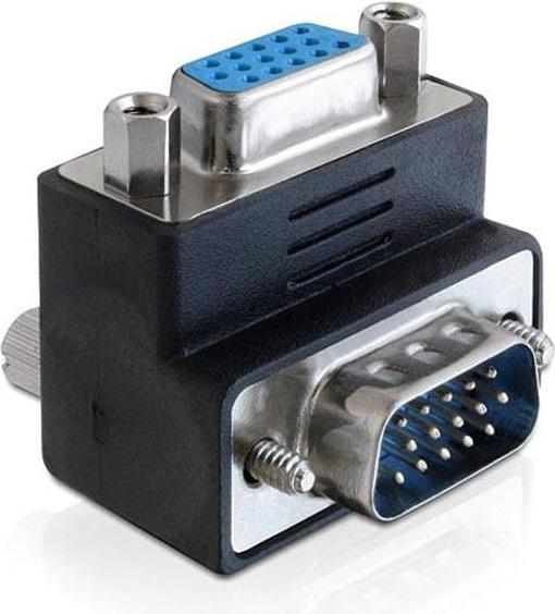 Produktbild Delock Adapter VGA Stecker auf VGA Buchse 270ø (VGA, 3 cm)