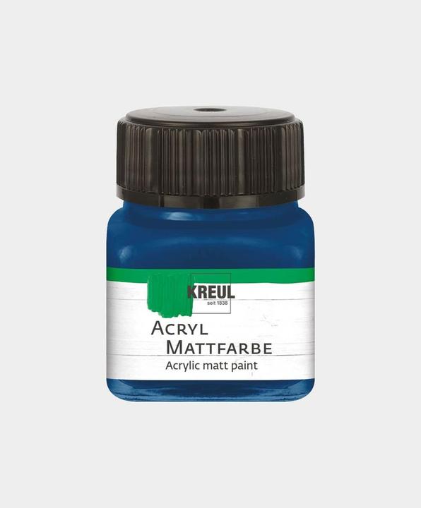 Immagine prodotto Kreul Vernice acrilica opaca, 20 ml (Blu scuro, 20 ml)