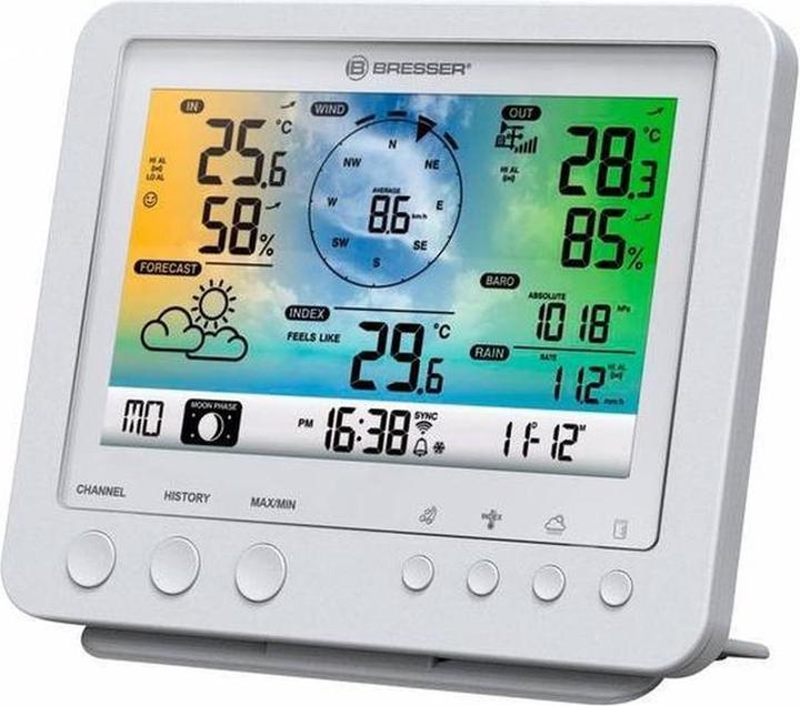 Produktbild Bresser 5 -in -1 Wetterstation mit -fi - Wetterstation - 39 x 34 cm - Weiss