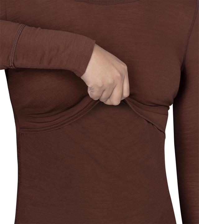 Actual product image Normani Merino Underwear Maternity Set- Long Sleeve Shirt and Underpants - 8795 (XXL)