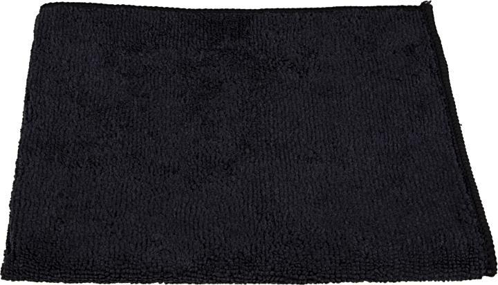 Chiffon en microfibre noir 40x40cm (5 pcs)