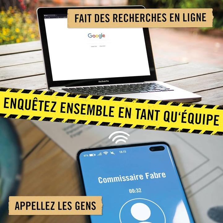 Actual product image Hidden Games Sur le Fil (FR) - Jeu d'enquête (French)