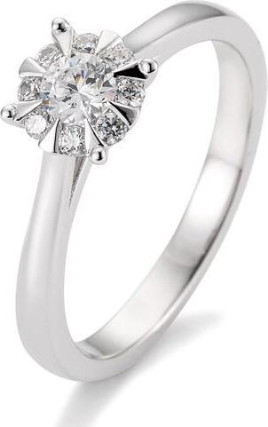 Immagine prodotto Breuning Anello di fidanzamento Hero (57, Oro 750/18 K)