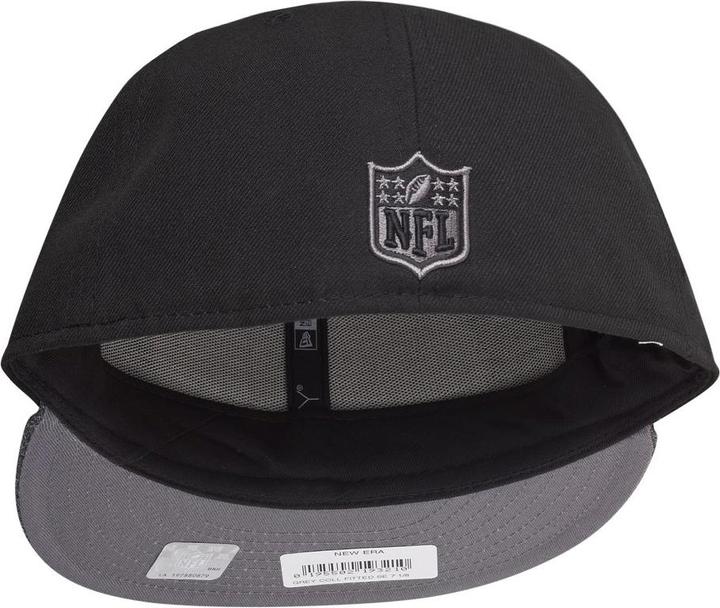 Actual product image New Era NFL - Seattle Seahawks - Grey Collection 59Fifty Cap Black 6 7/8 (56)