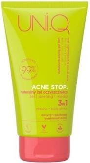 Produktbild Uni.Q Uni. Q Acne Stop. Natural Cleansing Gel 3In1 150Ml (Gel, 150 ml)